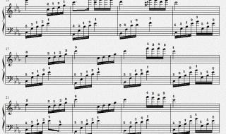 求夜的钢琴曲五的双手简谱 夜的钢琴曲五简谱